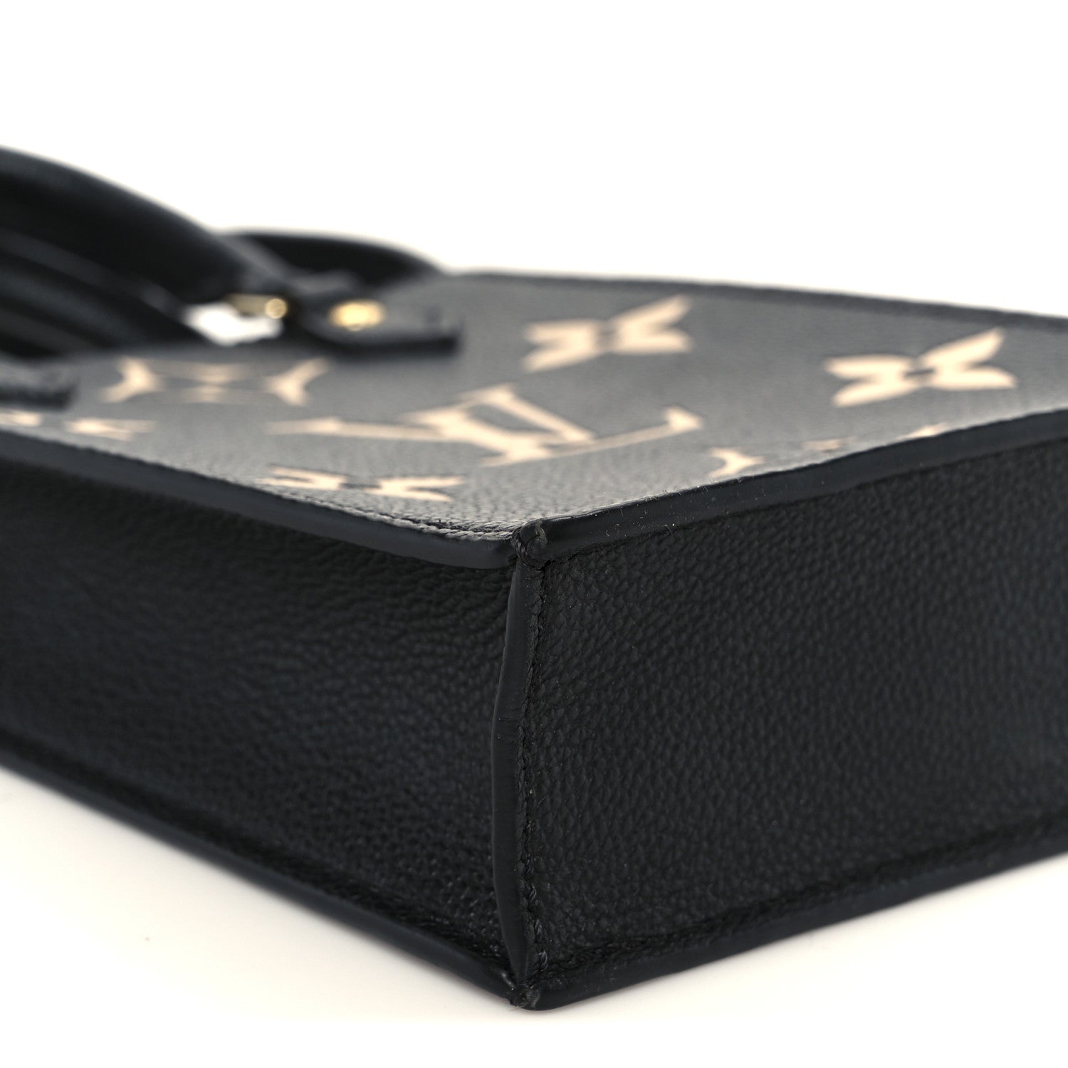 Louis Vuitton Empreinte Monogram Giant Petit Sac Plat Black Beige 8 of 9