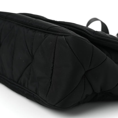 Prada Re-Nylon Quilted Padded Flap Shoulder Bag Black 10 of 10