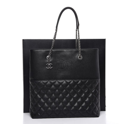 Chanel Caviar Quilted Urban Delight Tote Black 9 of 9