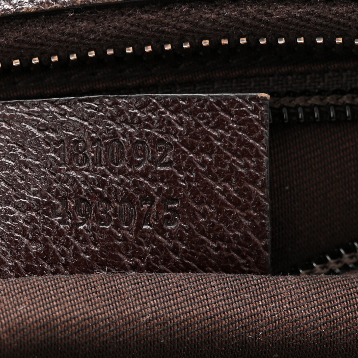 Monogram Web Medium Half Moon Hobo Dark Brown