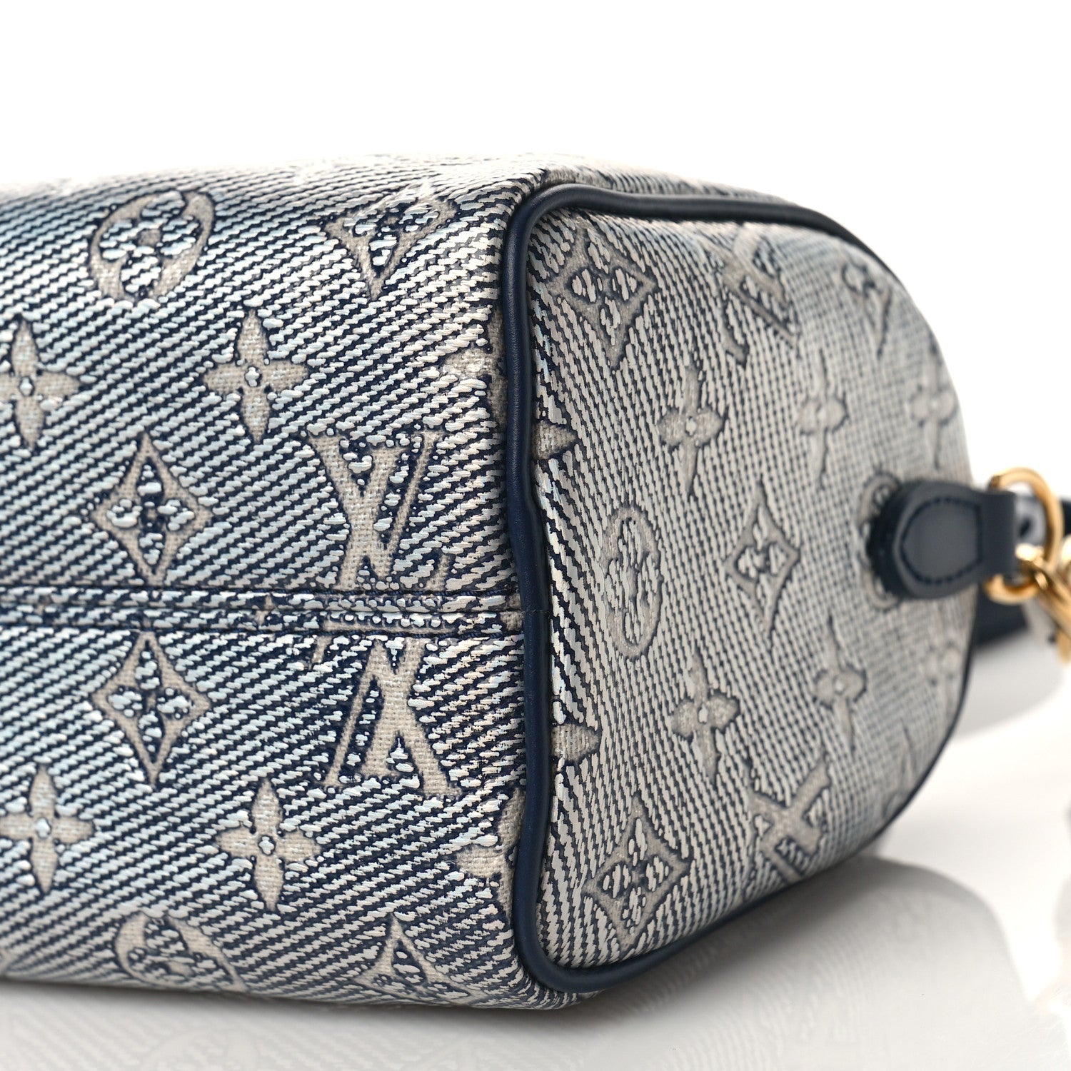 Louis Vuitton Monoglam Speedy Bandouliere 20 Blue 8 of 8