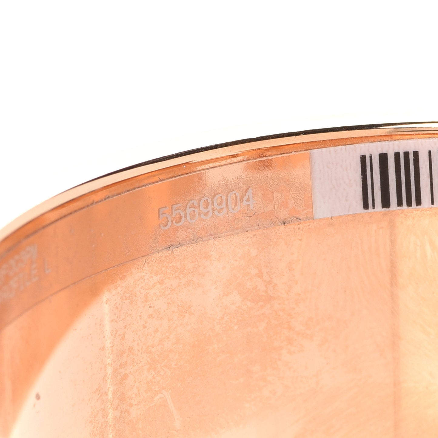 Enamel Wide Lift Profile Clic Clac H Bracelet PM Sable