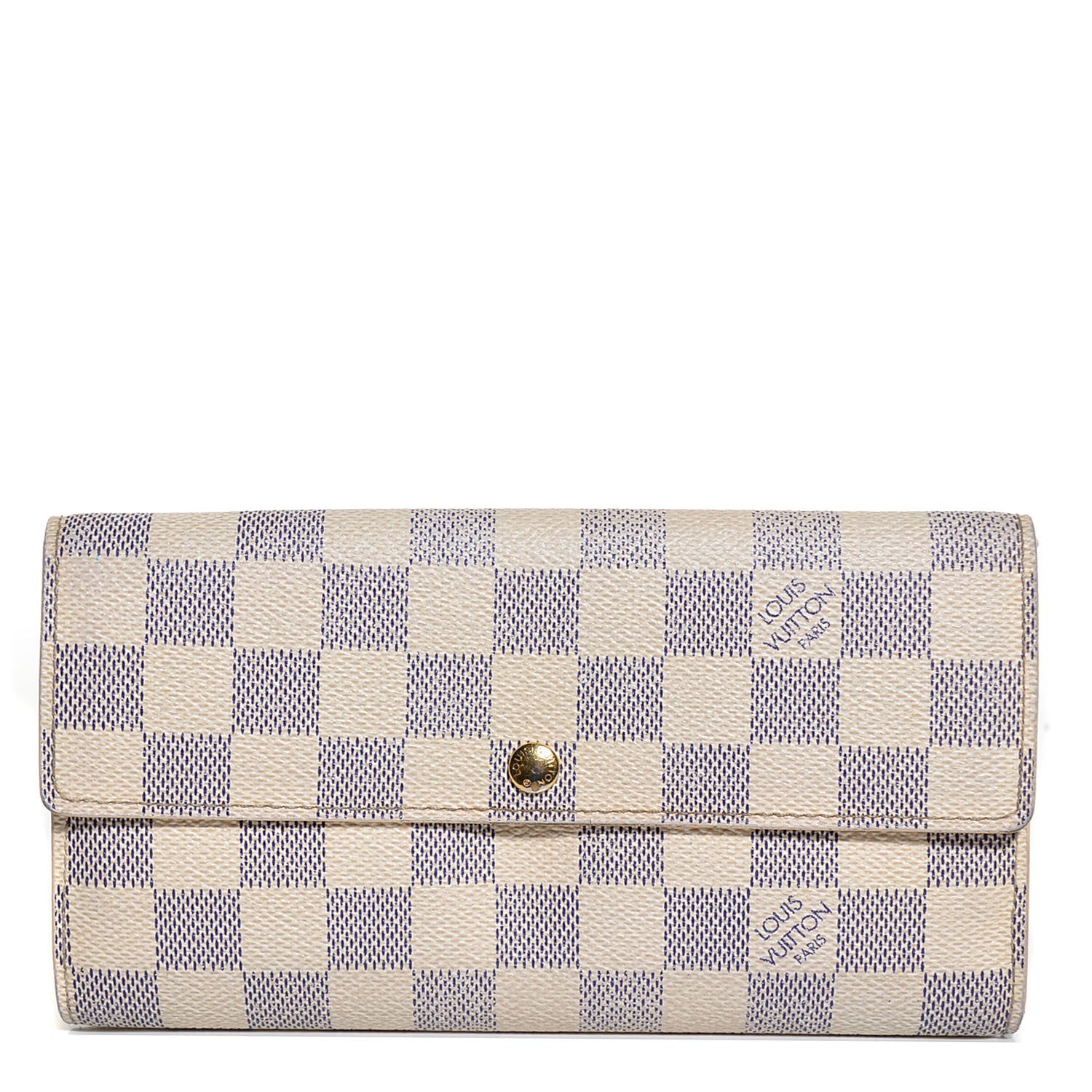 Louis Vuitton Damier Azur Sarah Wallet 1 of 8
