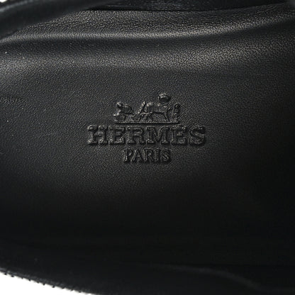 Hermes Goatskin Suede Goatskin Bouncing Sneakers 37 White Black 8 of 9