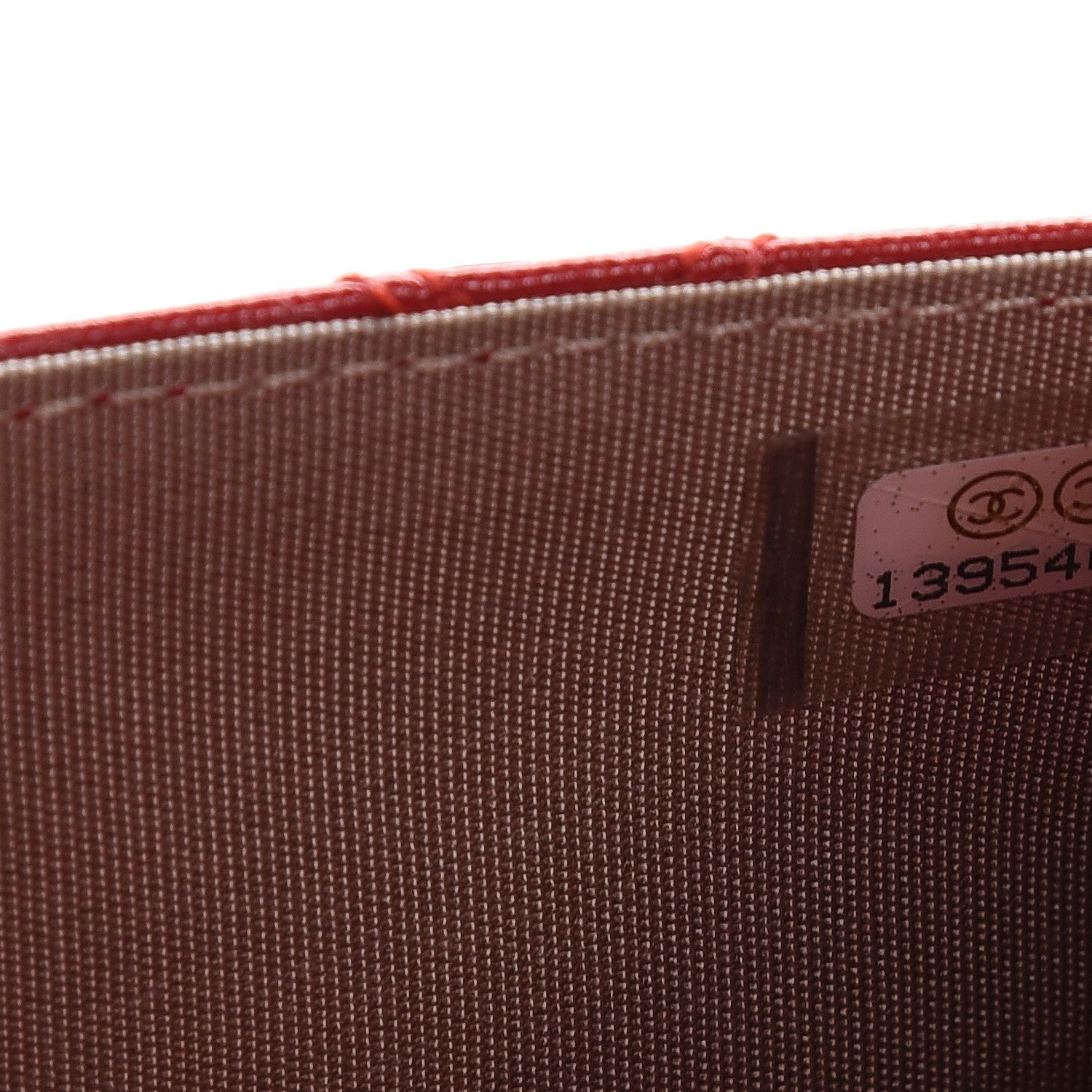 Chanel Calfskin Diamond Stitch Wallet On Chain WOC Red 8 of 9