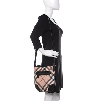 Burberry Supernova Check Small Dryden Crossbody Bag Black 2 of 9