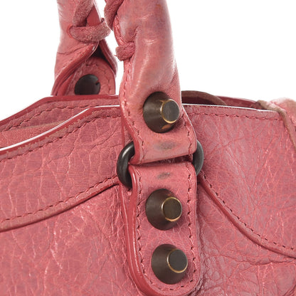 Balenciaga Agneau Classic Hardware Mini City Rose Bombon Raspberry 13 of 15