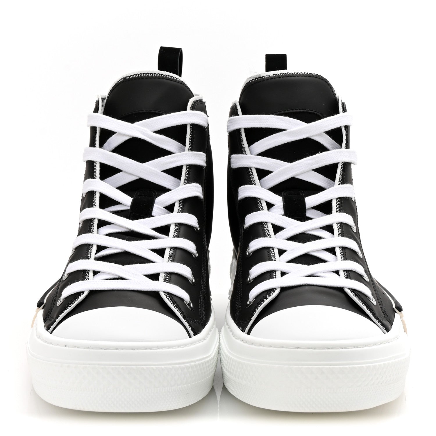 Christian Dior Oblique Kumo Mens B23 High Top Sneakers 43 Black Beige 3 of 10