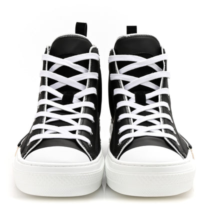 Christian Dior Oblique Kumo Mens B23 High Top Sneakers 43 Black Beige 3 of 10