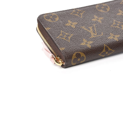 Louis Vuitton Monogram Clemence Wallet Rose Ballerine 8 of 9