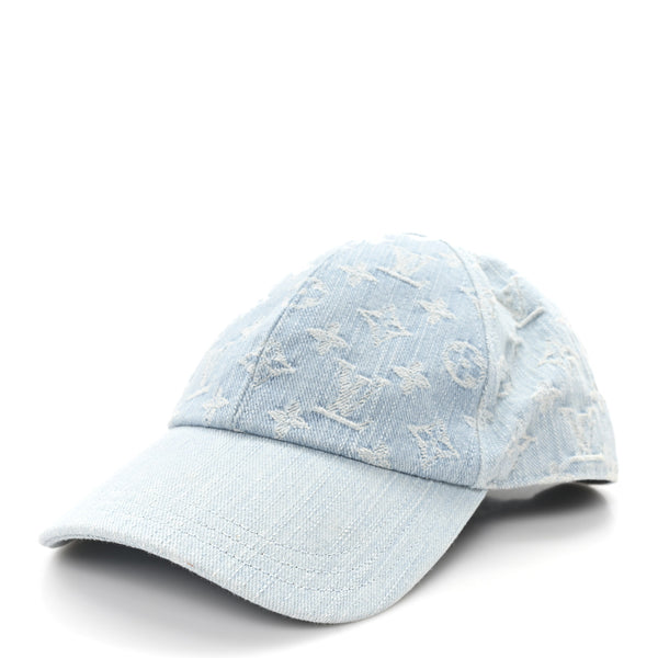Louis Vuitton Monogram Denim Cap L Blue 1840567 – FASHIONPHILE