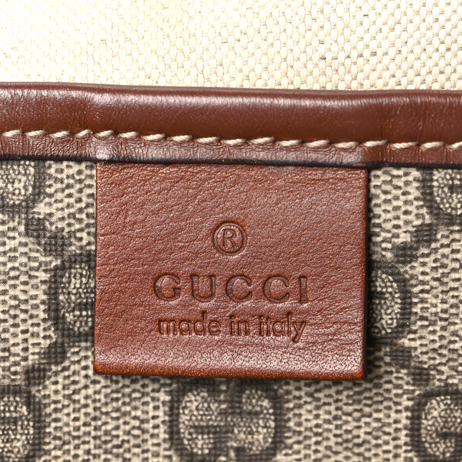 Gucci GG Plus Monogram Small Signature Web Loop Vertical Tote Light Brown 6 of 10