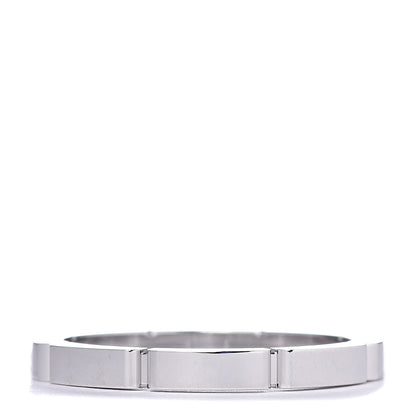 Cartier 18K White Gold 2.5mm Maillon Panthere Wedding Band Ring 59 8.75 3 of 6