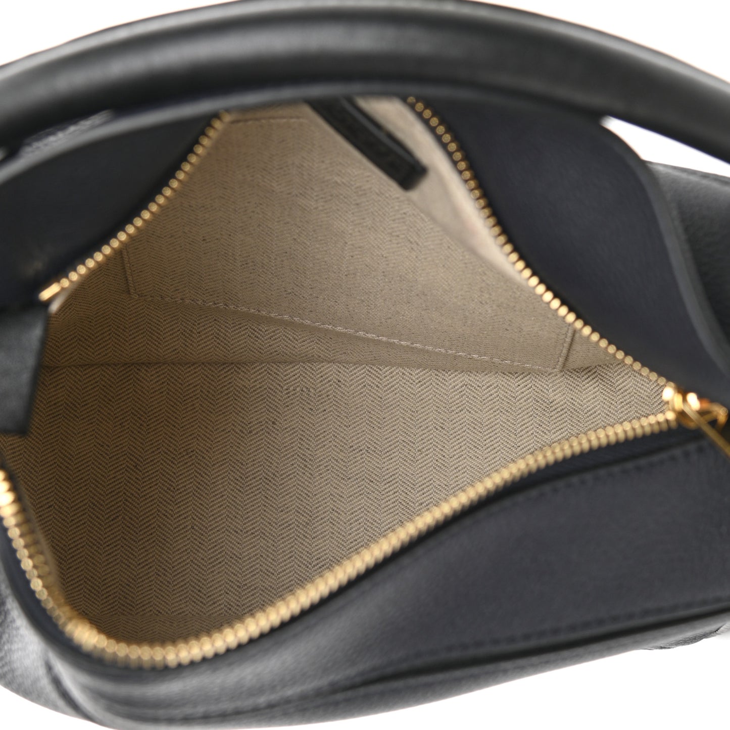 Calfskin Small Puzzle Bag Midnight Blue Black