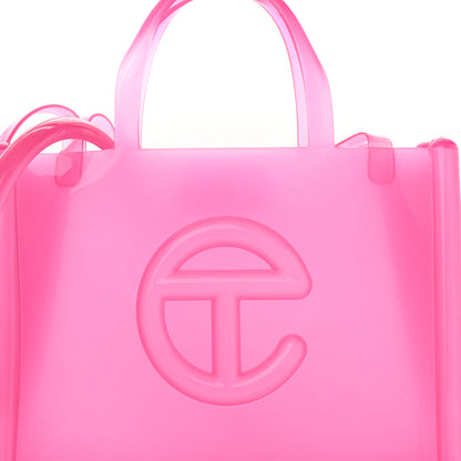 Telfar x MELISSA Jelly Medium Shopping Bag Clear Pink 7 of 10