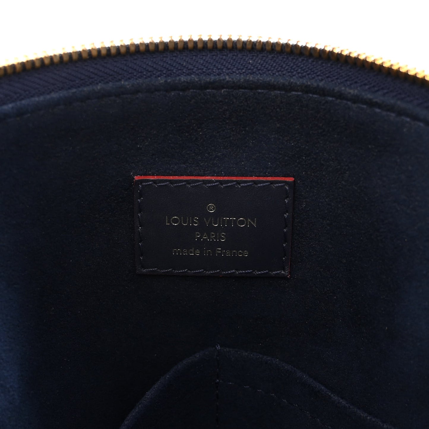 Empreinte V Tote MM Marine Rouge