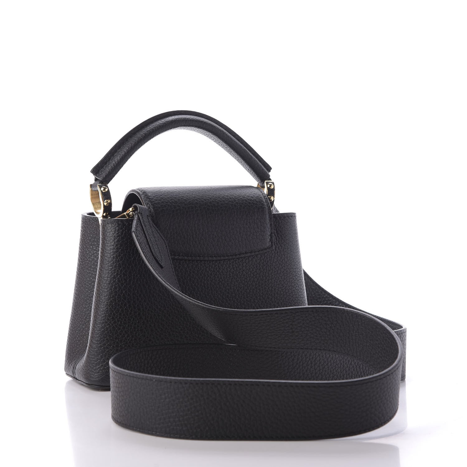 Louis Vuitton Taurillon Mini Capucines Black 3 of 8