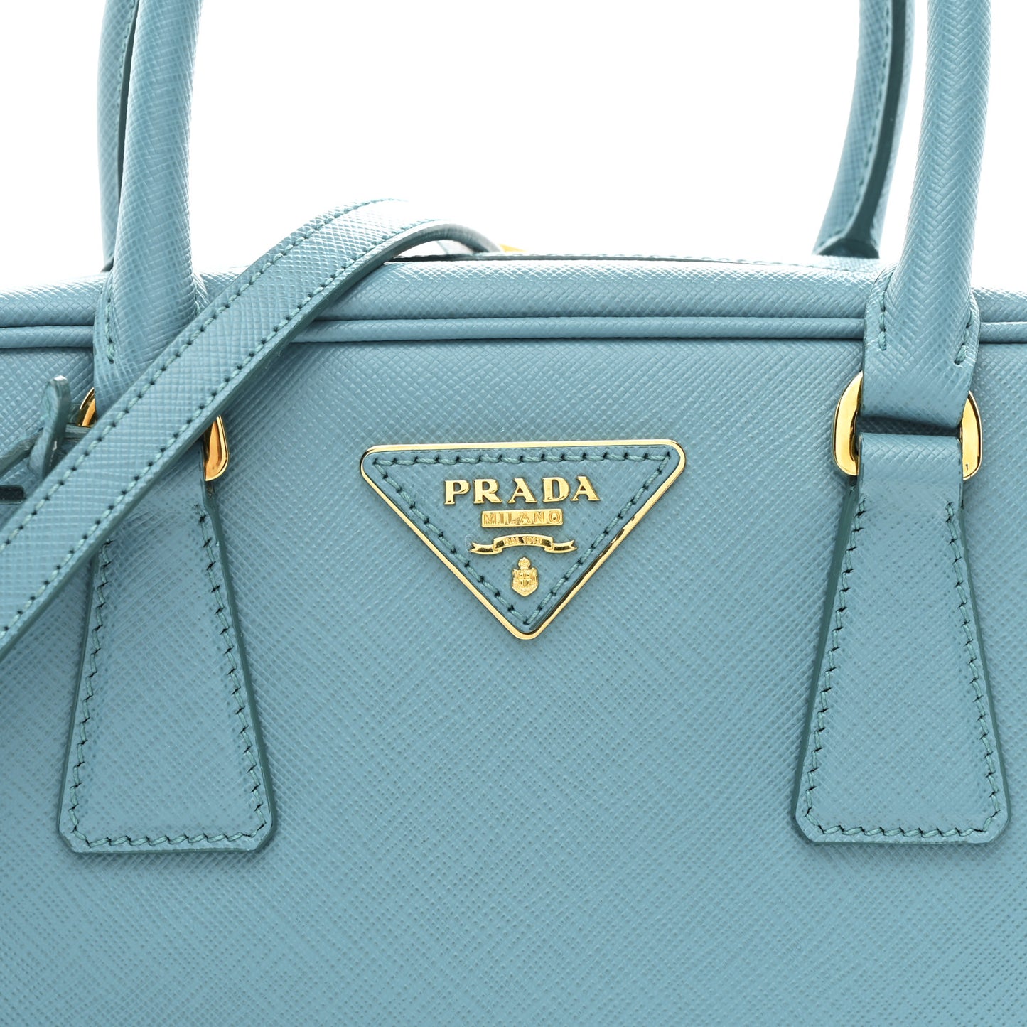 Saffiano Lux Bauletto Turchese
