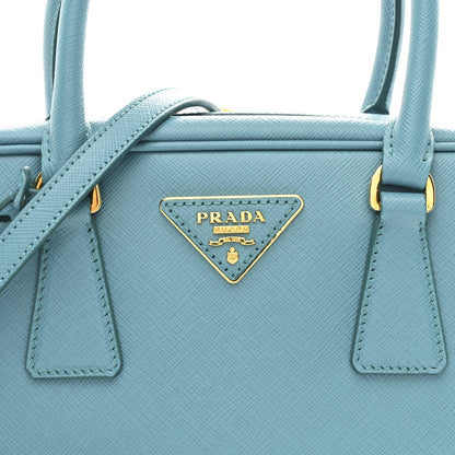 Prada Saffiano Lux Bauletto Turchese 8 of 11