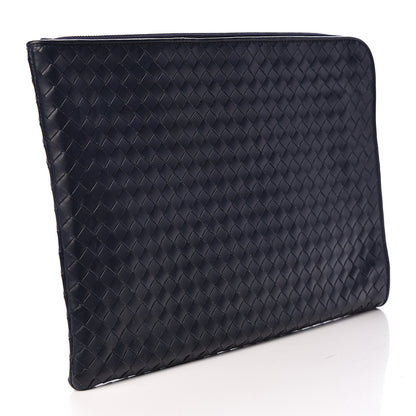 Bottega Veneta Calfskin Intrecciato Small Document Light Tourmaline 3 of 11