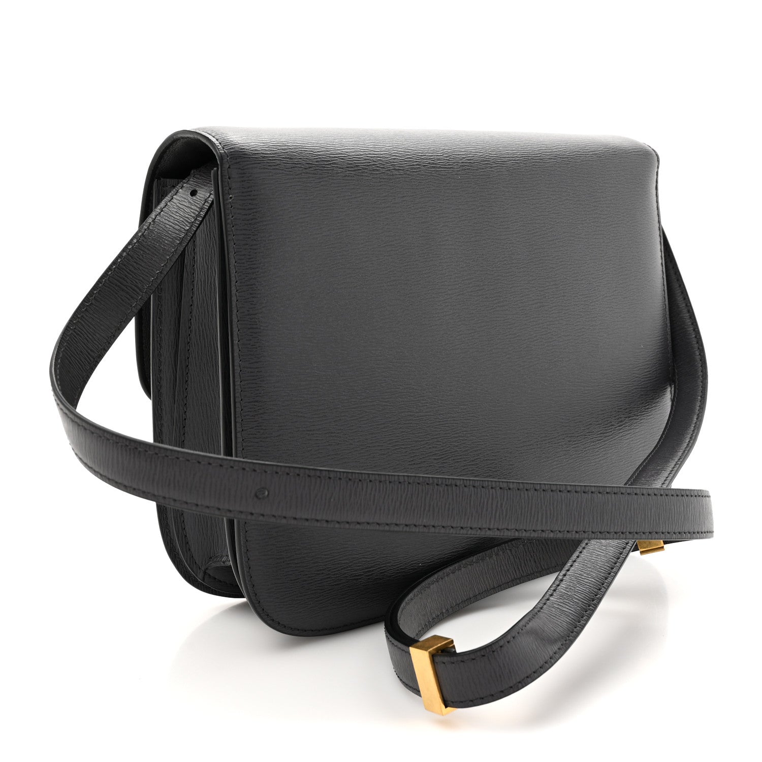 Celine Liege Calfskin Medium Classic Box Flap Bag Liquorice 3 of 11