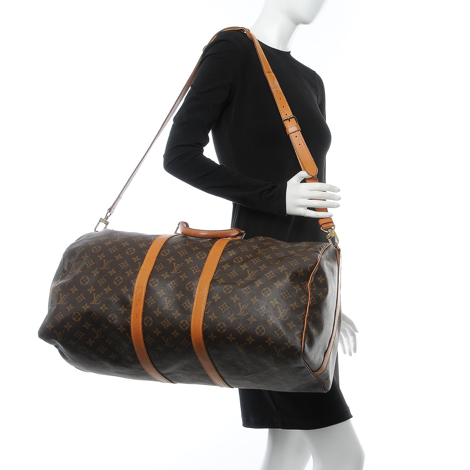 Louis Vuitton Monogram Keepall Bandouliere 55 2 of 17