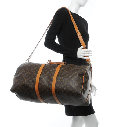 Louis Vuitton Monogram Keepall Bandouliere 55 2 of 17