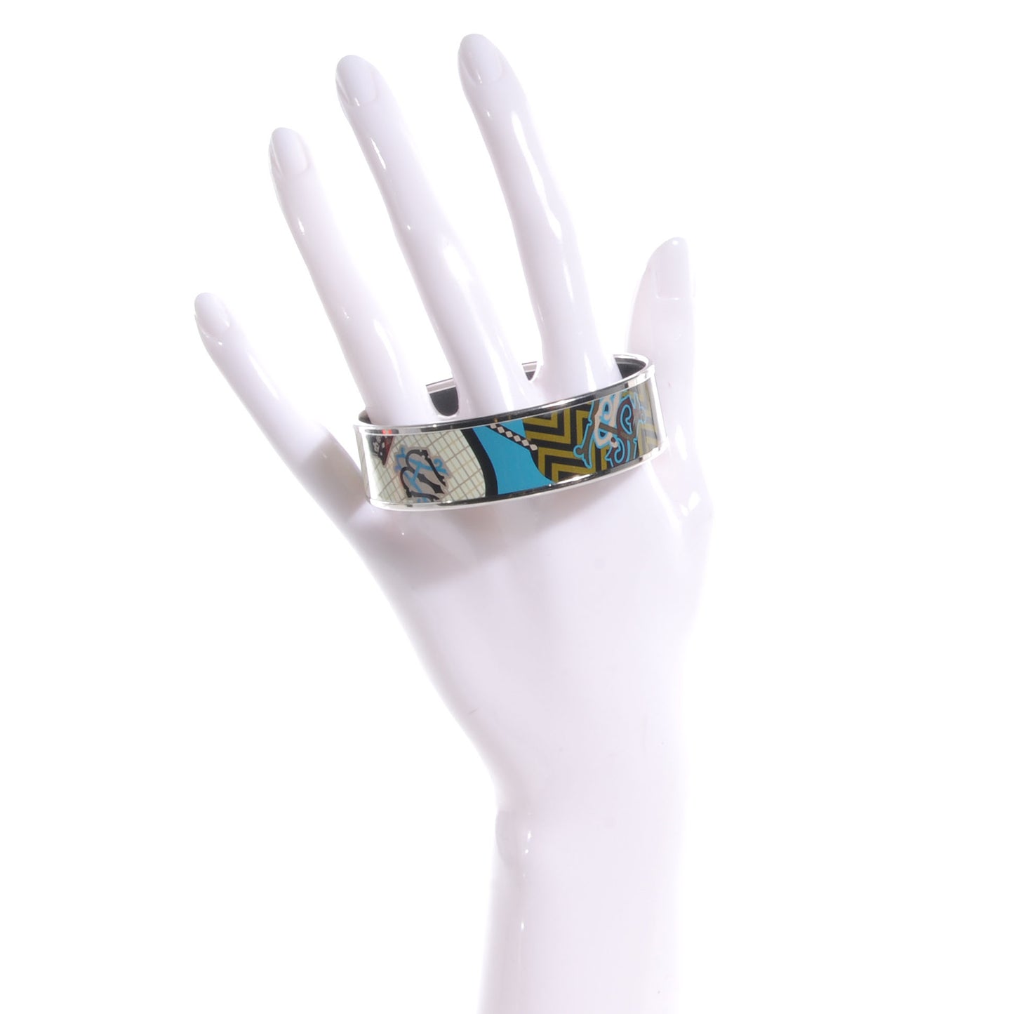 Enamel Printed Wide Bracelet 65