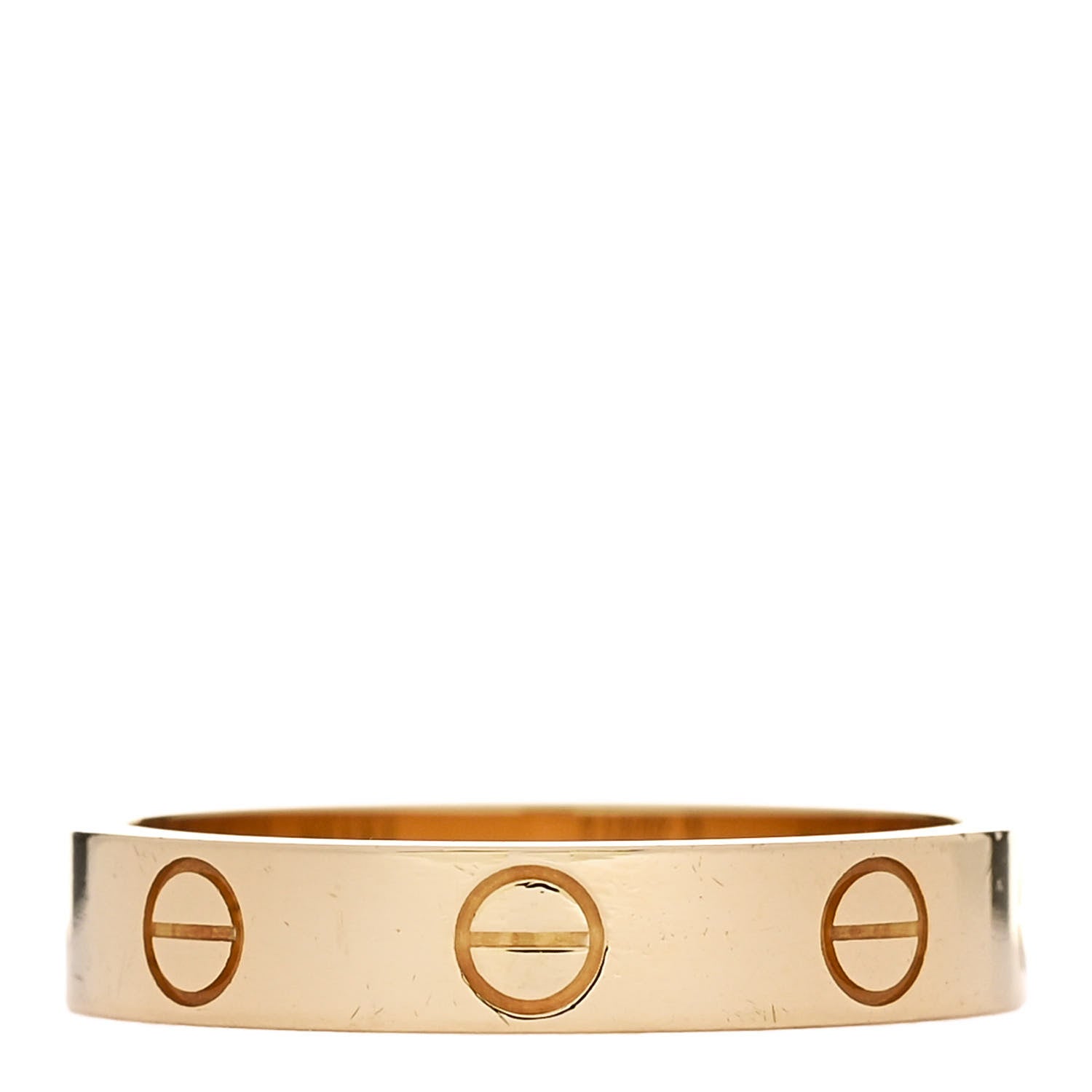 Cartier 18K Yellow Gold 3.5mm LOVE Wedding Band Ring 52 6 3 of 5