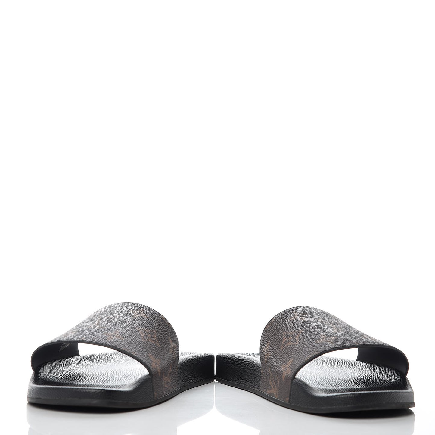 Rubber Monogram Mens Waterfront Mules 6 Macassar