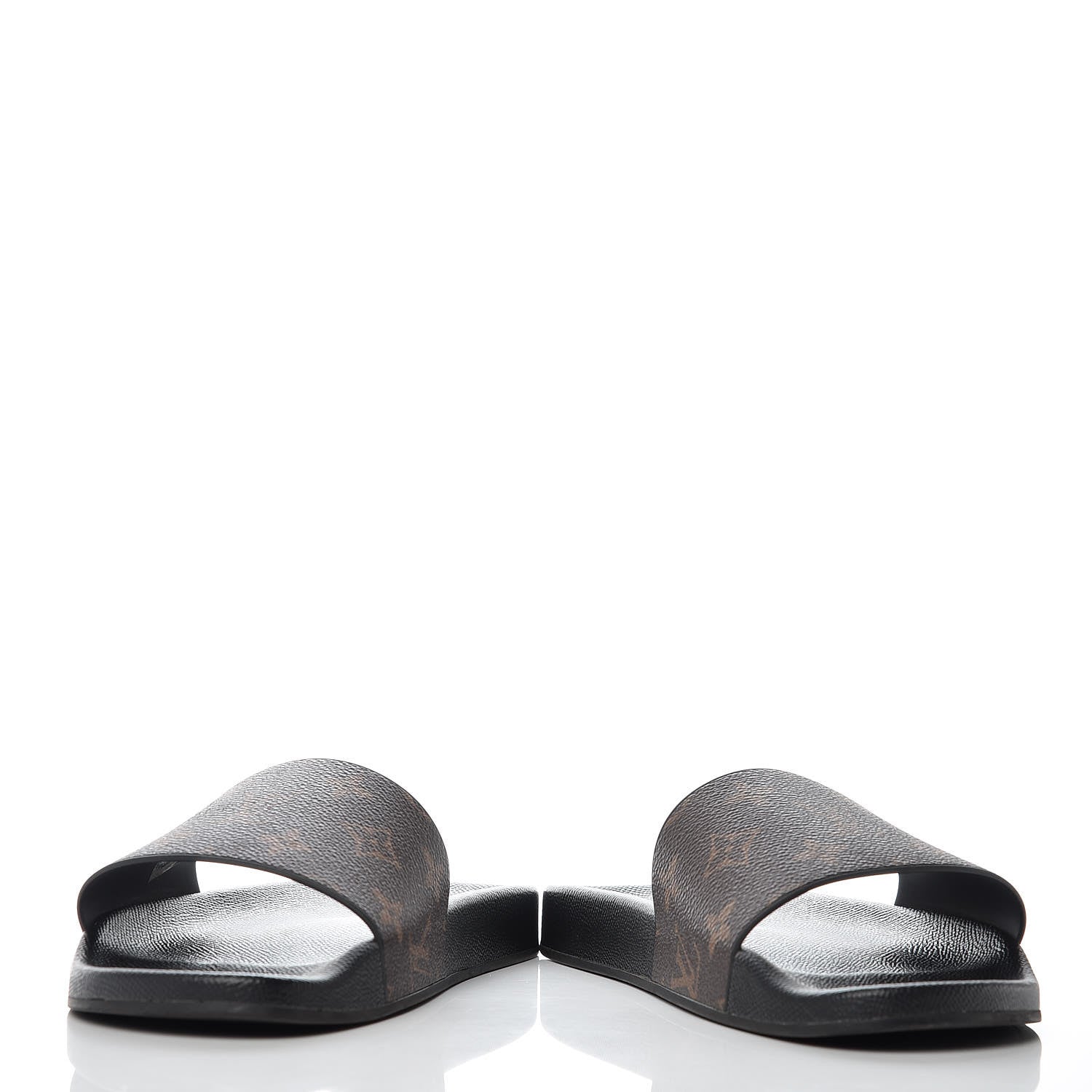Louis Vuitton Rubber Monogram Mens Waterfront Mules 6 Macassar 5 of 9