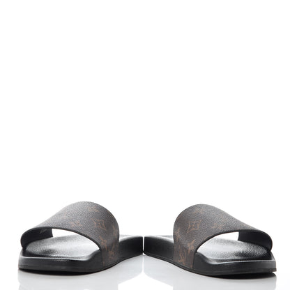 Louis Vuitton Rubber Monogram Mens Waterfront Mules 6 Macassar 5 of 9