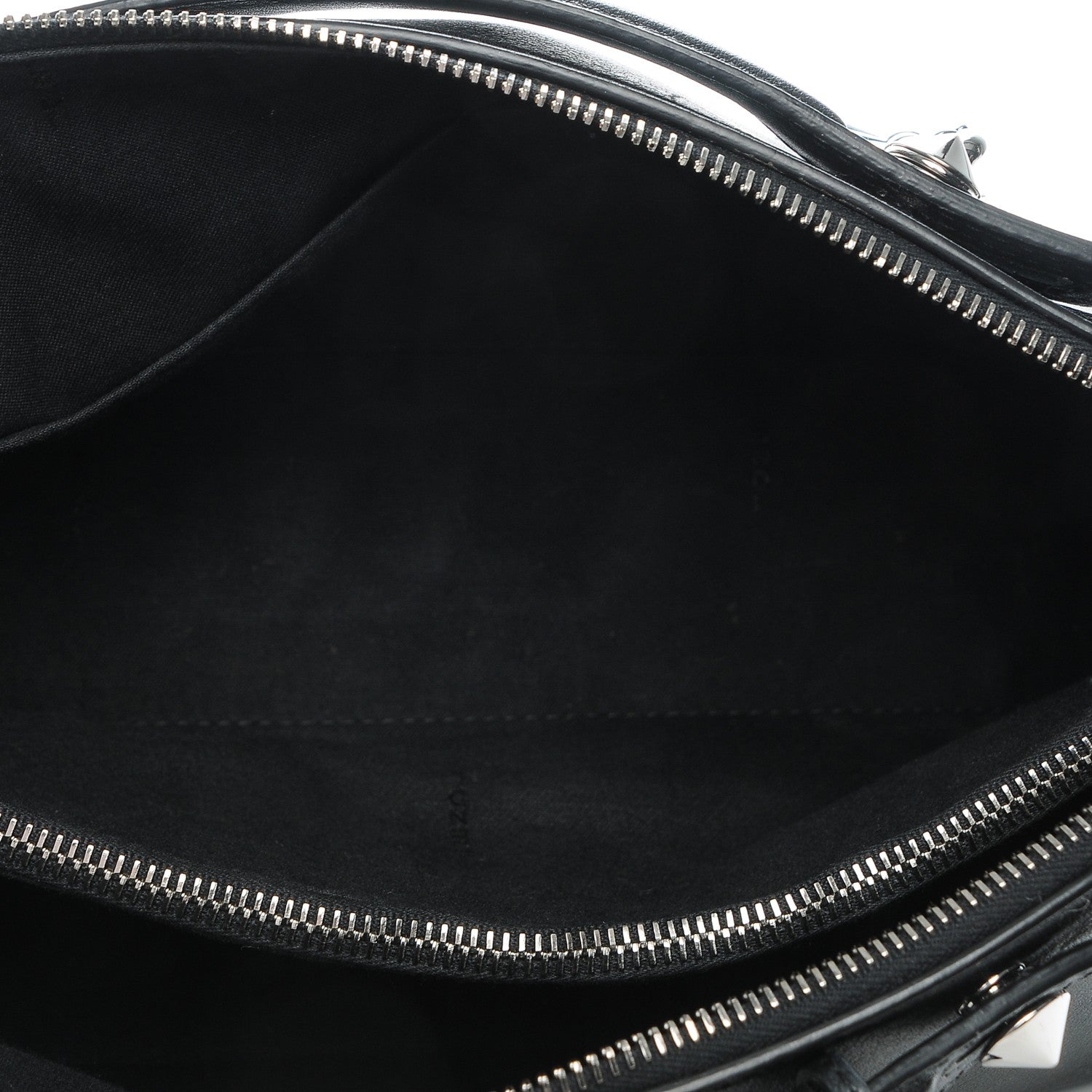 Fendi Vitello Dolce Flowerland Croc Tail Medium By The Way Boston Bag Black 5 of 7