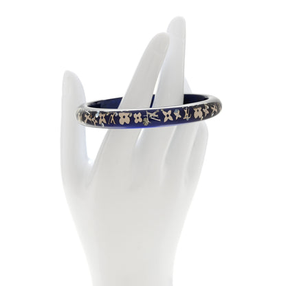 Louis Vuitton Resin Swarovski Medium Inclusion Bracelet PM Marine 2 of 4