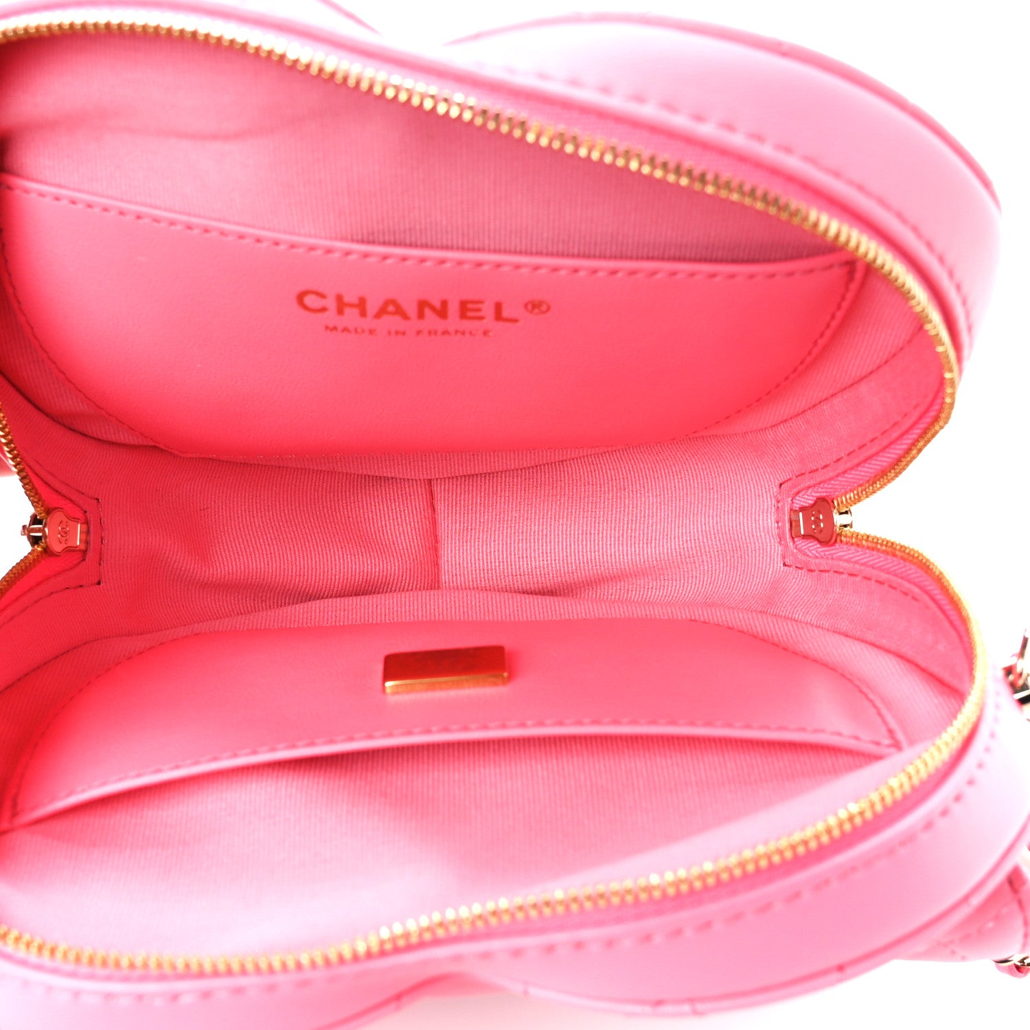 Chanel Lambskin Quilted CC In Love Heart Bag Pink 5 of 12