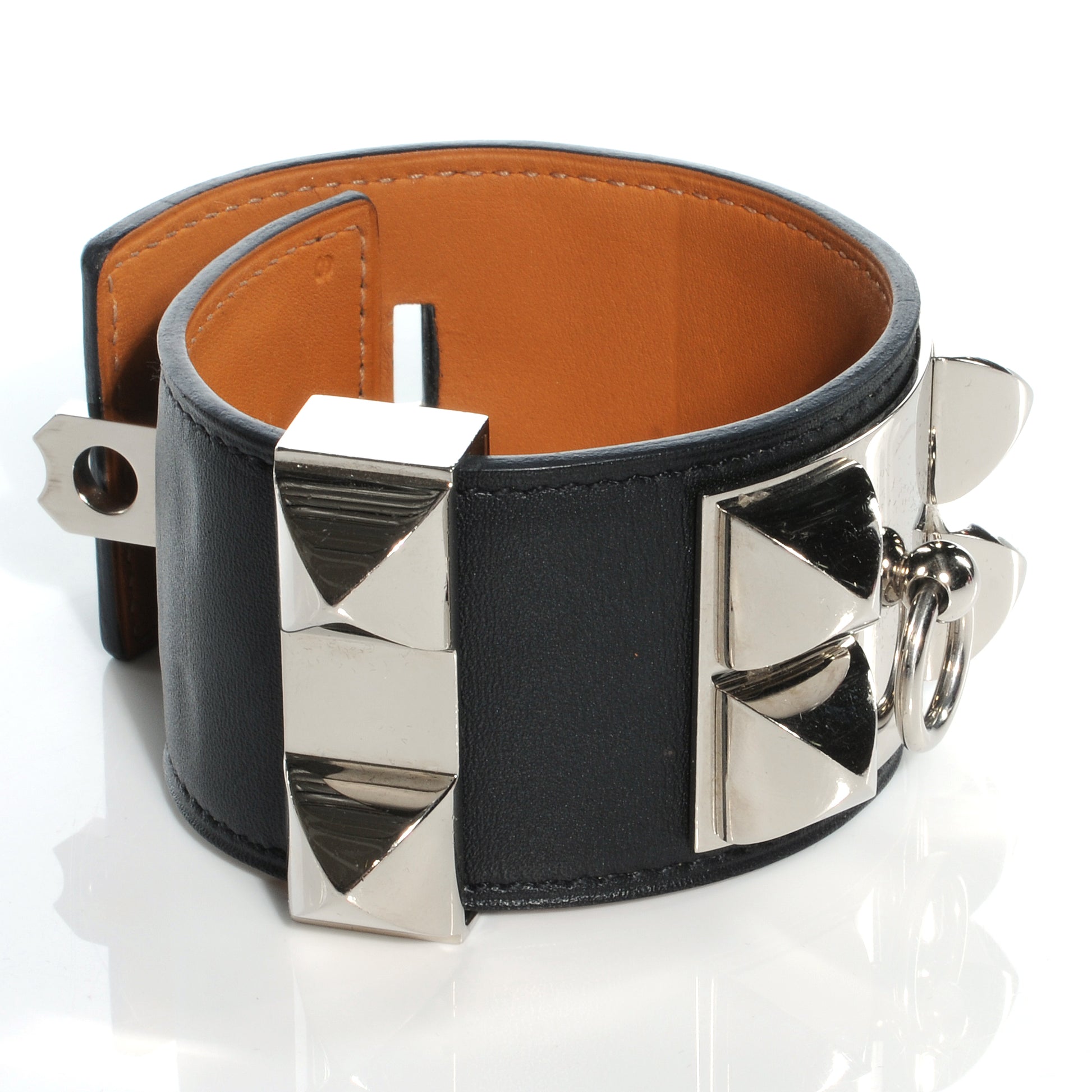 Hermes Chamonix Collier de Chien CDC Bracelet Black Small 4 of 7