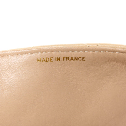 Chanel Lambskin Quilted Medium Single Flap Beige 8 of 15