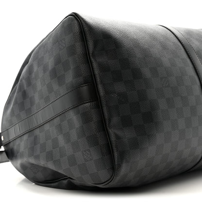 Louis Vuitton Damier Graphite Keepall Bandouliere 55 14 of 26