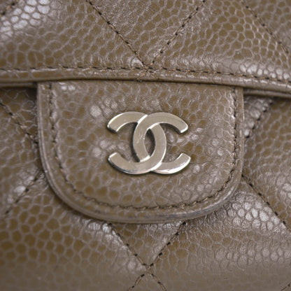 Chanel Caviar Quilted Large Flap Wallet Brown 7 of 13