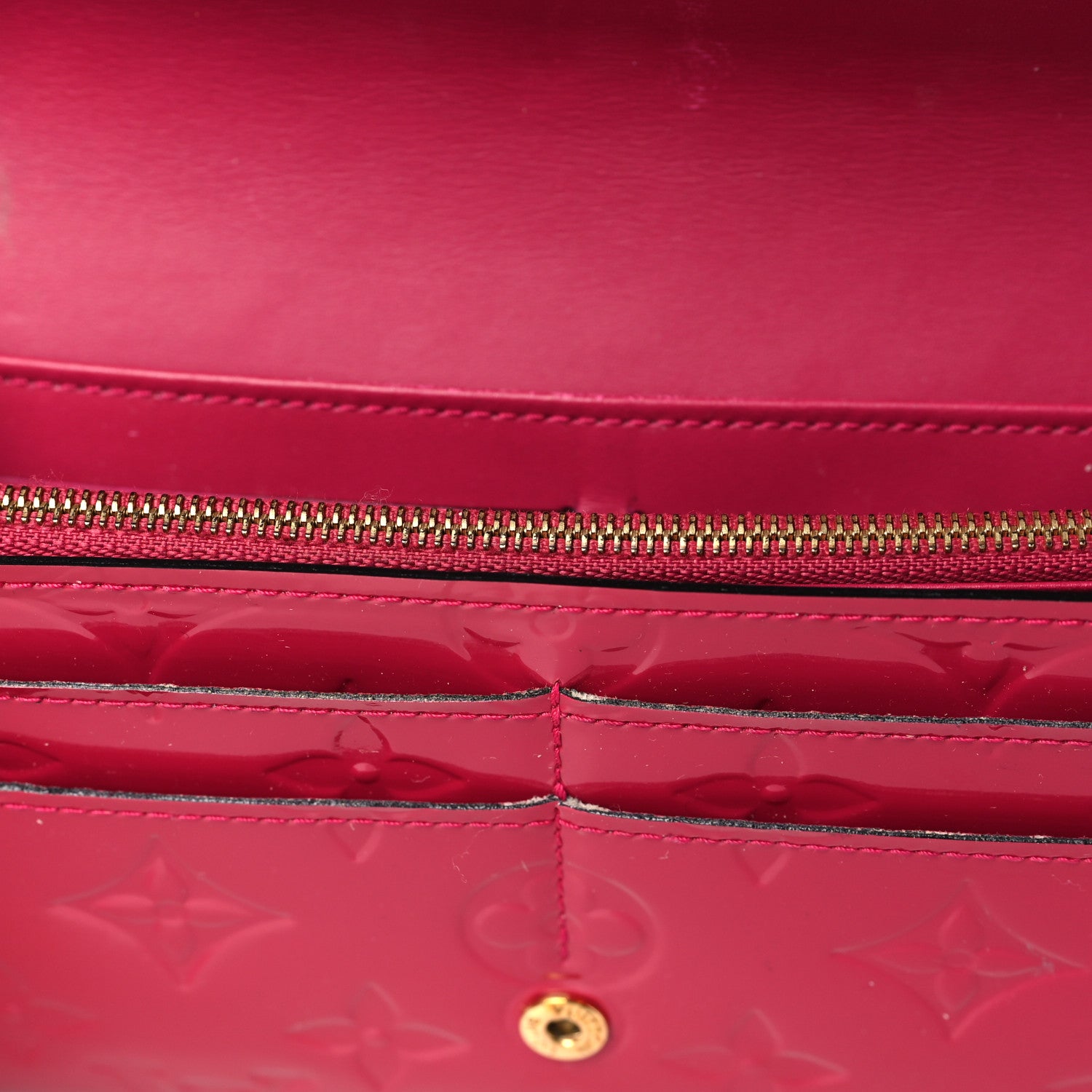 Louis Vuitton Vernis Sarah Wallet NM Rose Indien 9 of 11