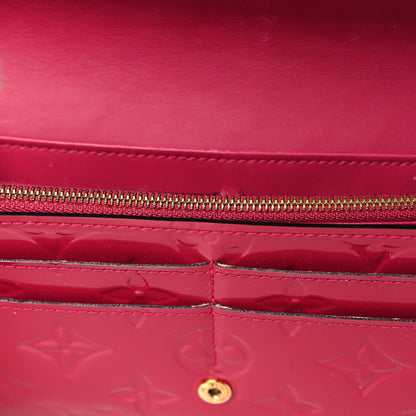 Louis Vuitton Vernis Sarah Wallet NM Rose Indien 9 of 11