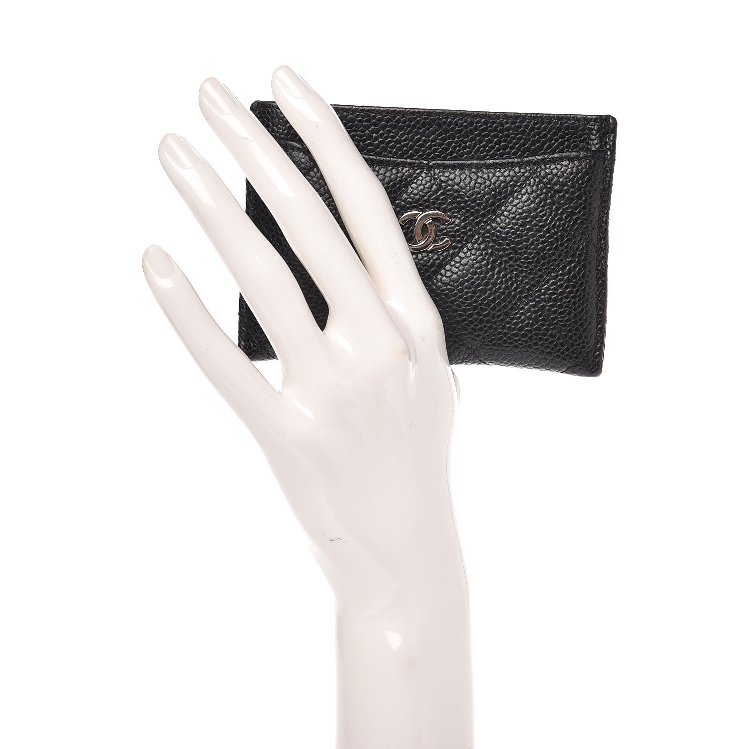 Chanel Caviar Quilted Card Holder Black 2 of 9