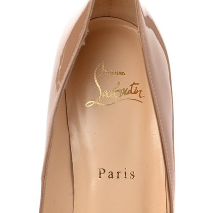 Christian Louboutin Patent Bianca 140 Pumps 37 Nude 6 of 9