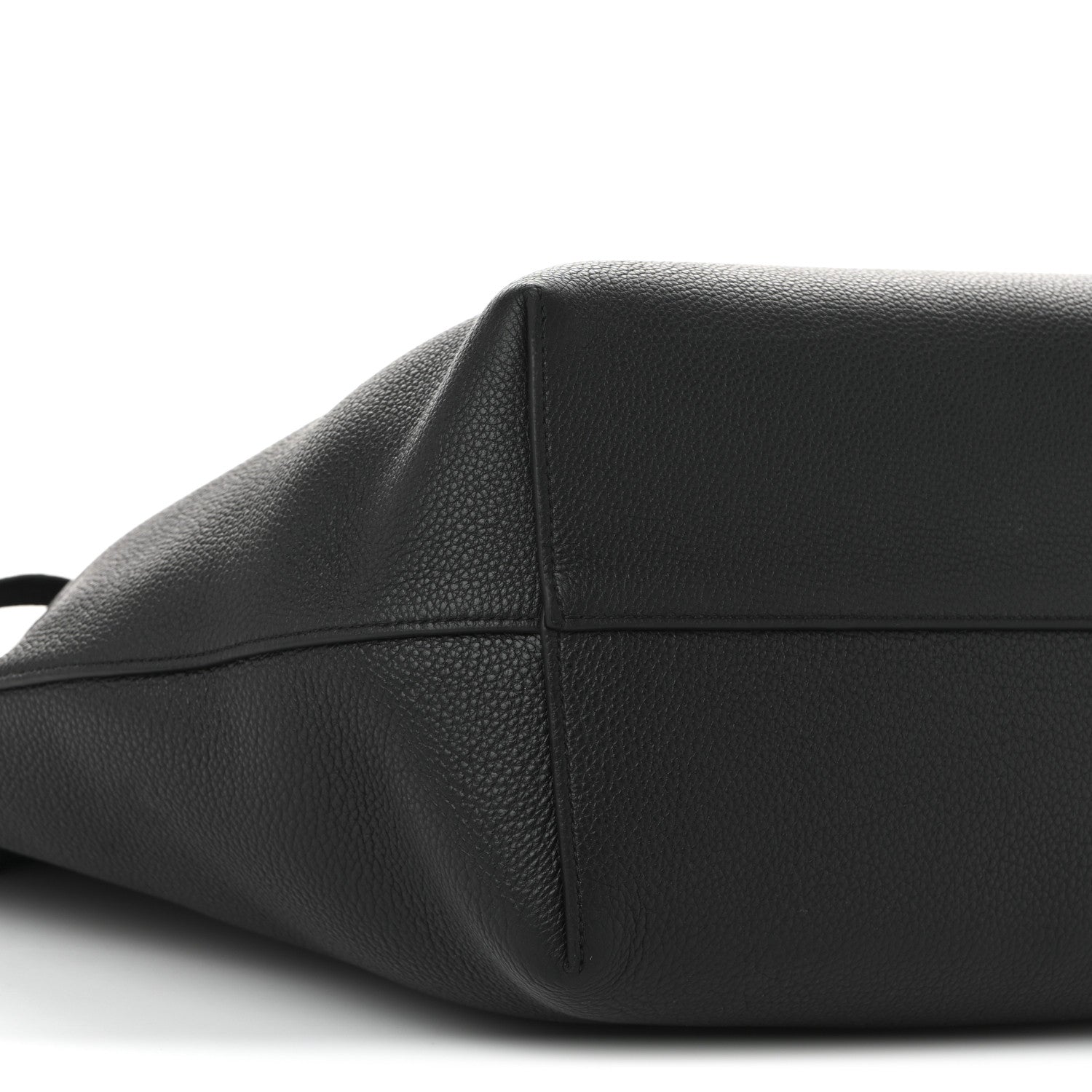 Celine Grained Calfskin Triomphe Medium Cabas Anais Black 8 of 10