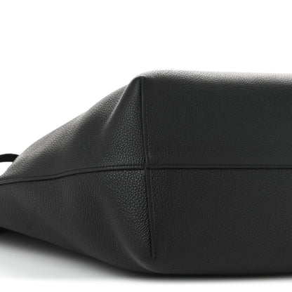 Celine Grained Calfskin Triomphe Medium Cabas Anais Black 8 of 10