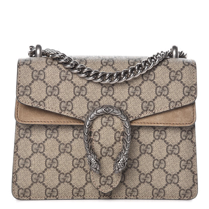 Gucci GG Supreme Monogram Mini Dionysus Shoulder Bag Taupe 1 of 12