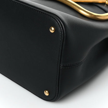 Valentino Garavani Smooth Calfskin Supervee Top Handle Bag Black 9 of 9