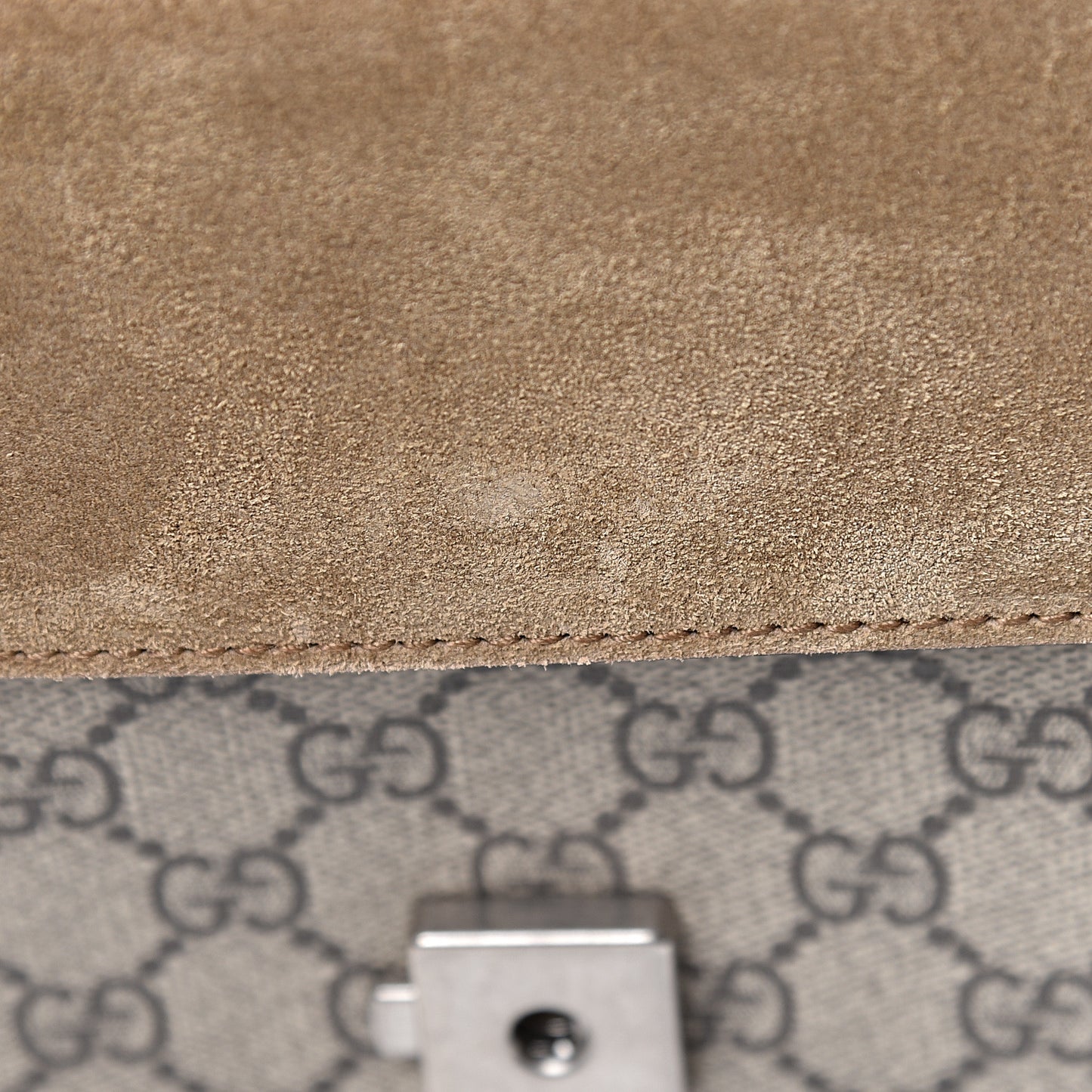 GG Supreme Monogram Mini Dionysus Shoulder Bag Taupe