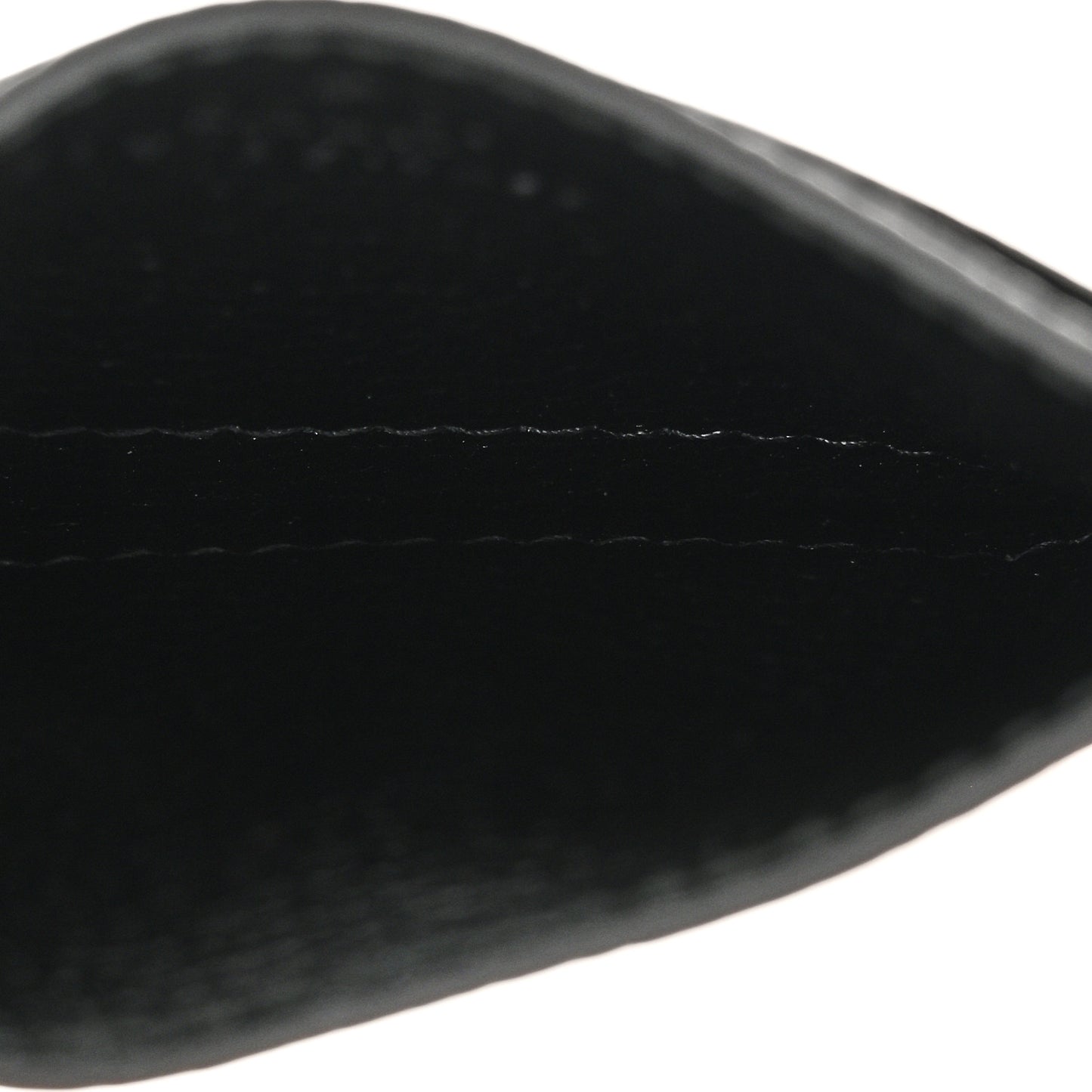 Grainy Calfskin Zumi Card Holder Black