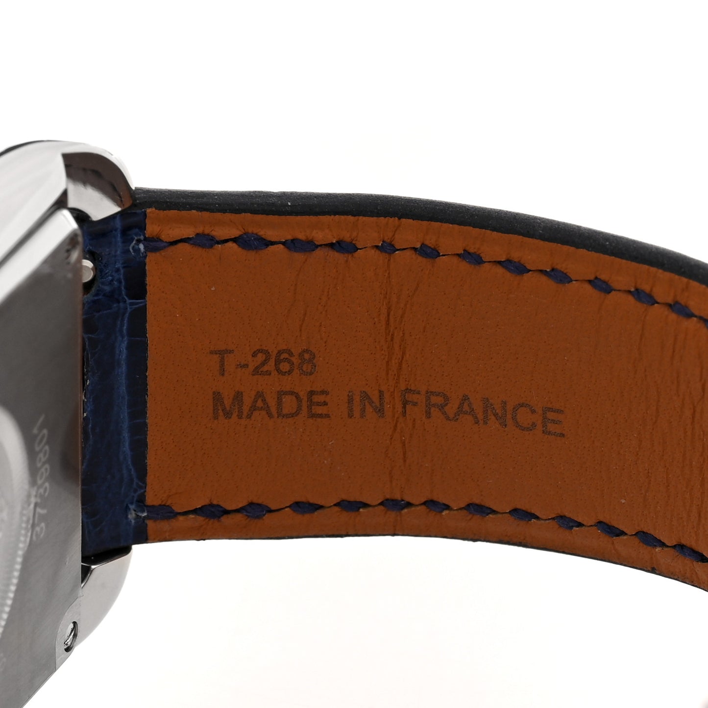 Stainless Steel Alligator Diamond Mother of Pearl 29mm Cape Cod Quartz Watch Bleu Saphir